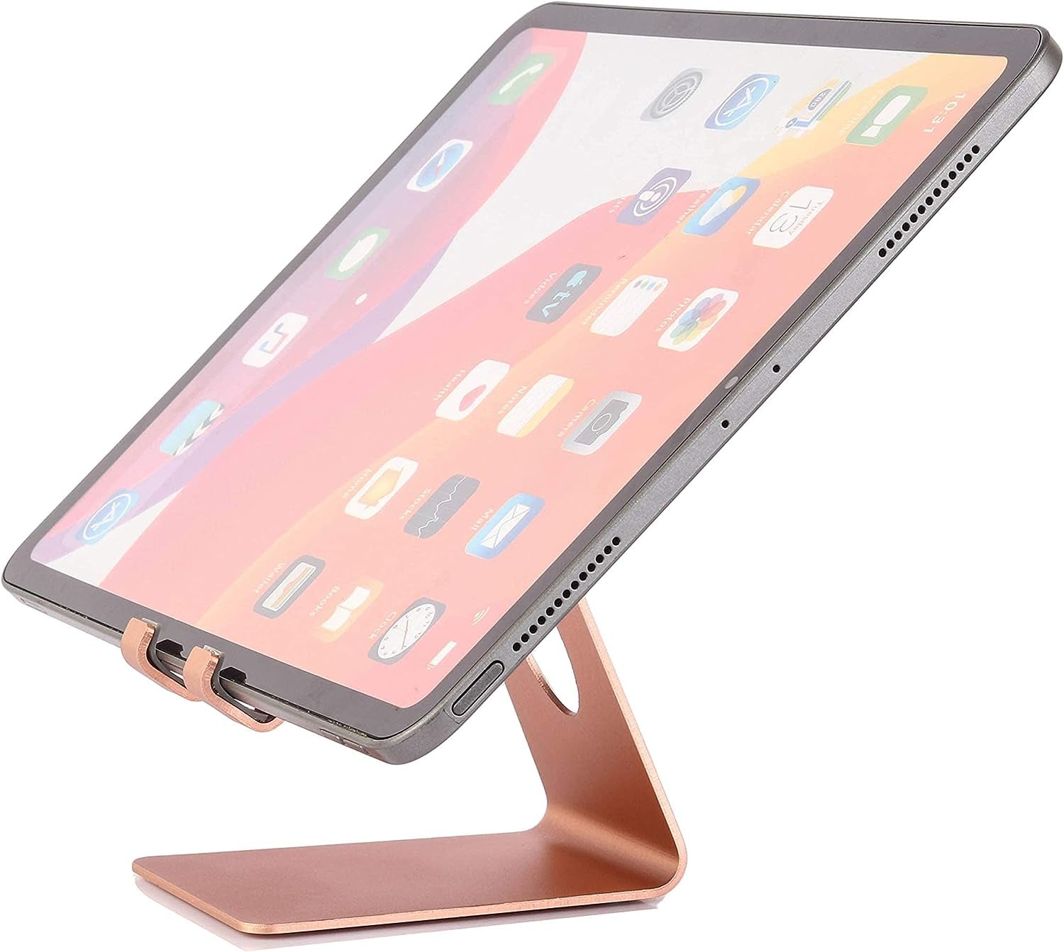 Cell Phone Stand Desk Phone Holder, Cradle, Dock, Compatible with All 4-8Inch Phones, Rose Gold