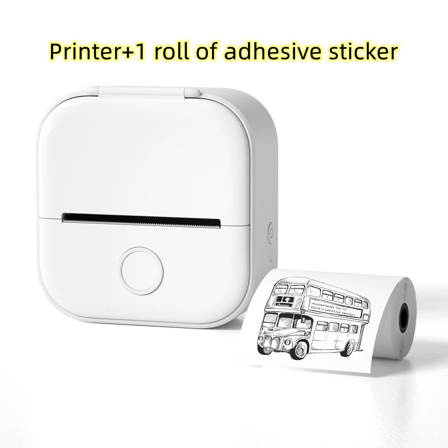 Compact Portable Mini Printer for On-the-Go Printing